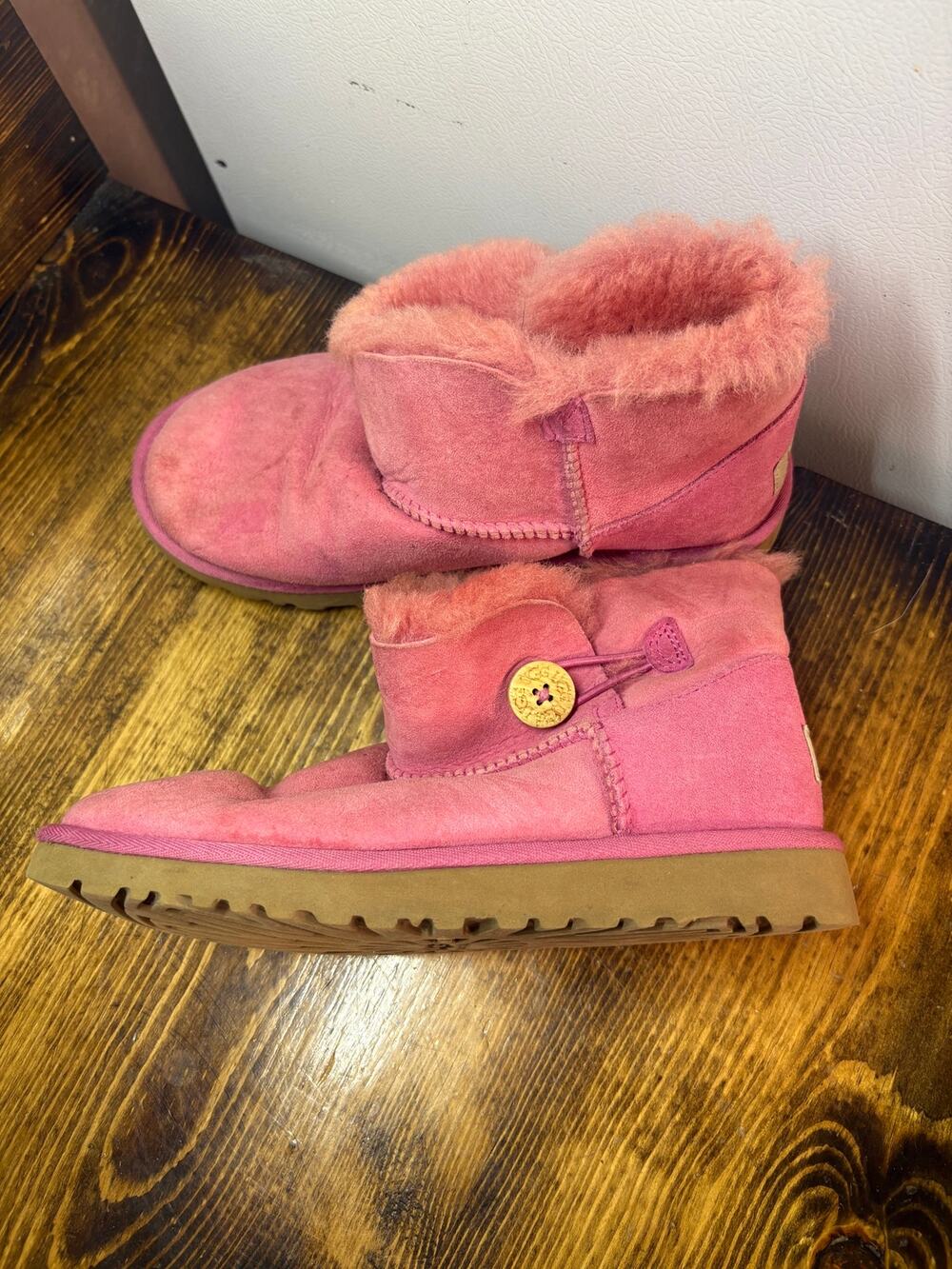 UGG Pink Boots Size 5
